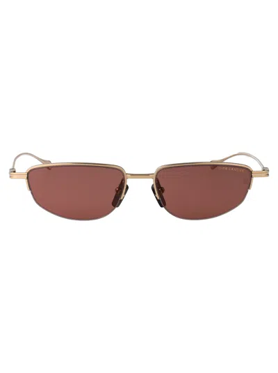 Dita Eyewear Sand Metal Sunglasses In Brown