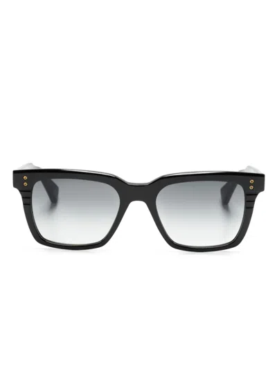 Dita Eyewear Sequoia Square-frame Sunglasses In Schwarz