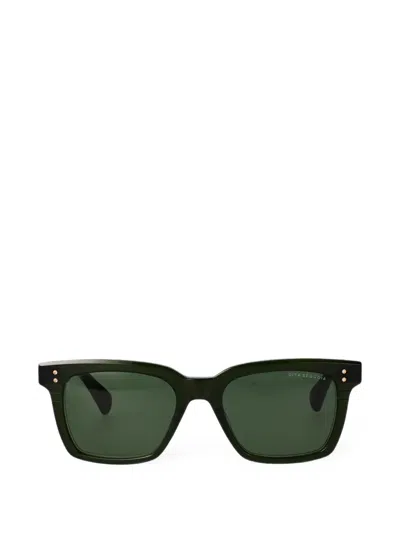 Dita Eyewear Sequoia Square-frame Sunglasses In Green