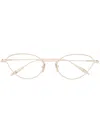 Dita Eyewear Sincetta Cat Eye-frame Sunglasses In Gold