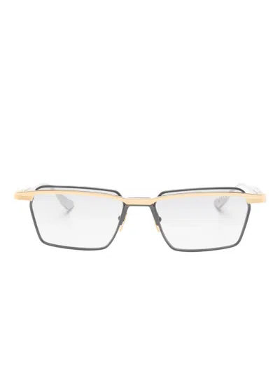 Dita Eyewear Dtx195 Triline 方框眼镜 In Gold
