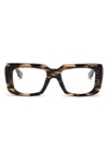Dita Eyewear Square-frame Glasses In Brown