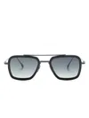 Dita Eyewear Square-frame Gradient-lenses Sunglasses In Schwarz