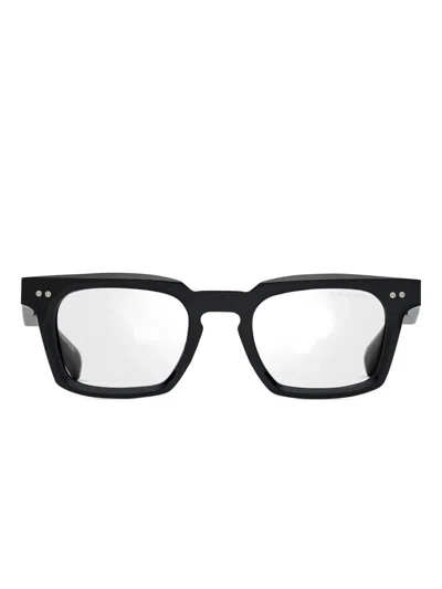 Dita Eyewear Square Frame Monolix Glasses In Black