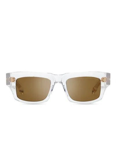 Dita Eyewear Square-frame Sunglasses In White