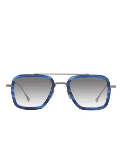 Dita Eyewear Square-frame Sunglasses In Blau