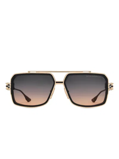 Dita Eyewear Square-frame Sunglasses In Gold