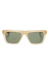 Dita Eyewear Square-frame Sunglasses In Neutrals