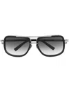 Dita Eyewear Square-frame Sunglasses In Silver