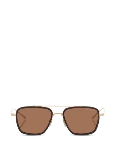 Dita Eyewear Square-frame Sunglasses In Brown