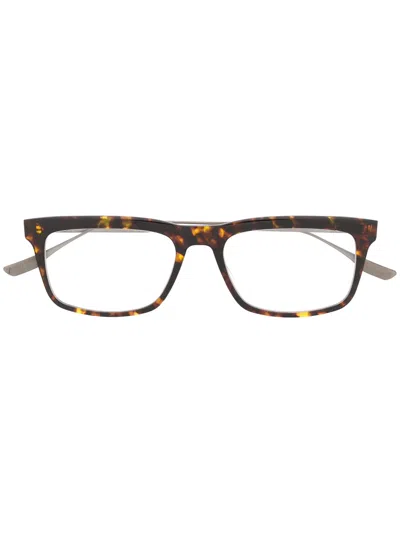 Dita Eyewear Staklo Rectangular-frame Glasses In Brown
