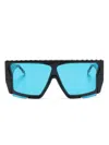 Dita Eyewear Subdrop Square-frame Sunglasses In 黑色