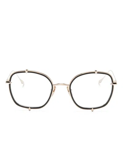 Dita Eyewear Eckige Talon Three Brille In Schwarz