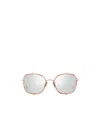 Dita Eyewear Talon Three Square-frame Glasses In White