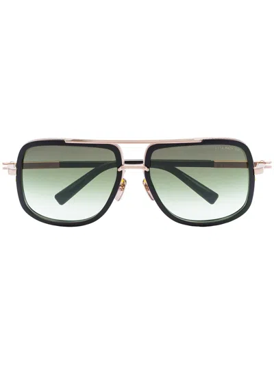 Dita Eyewear Tone Mach One Sunglasses In Black