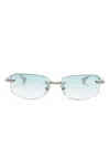 Dita Eyewear Trysim.75 Sunglasses In Silver