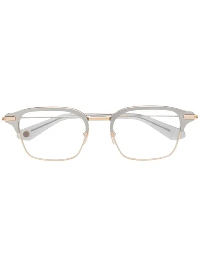 Dita Eyewear Typographer Wayfarer-frame Glasses In Grey