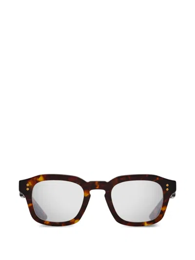 Dita Eyewear Waylun Tortoiseshell Square-frame Glasses In Brown