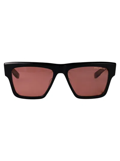 Dita Eyewear /white Gold Metal/acetate Sunglasses In Brown