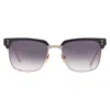 Dita Firaz Grey Gradient Square Unisex Sunglasses Dts431-a 01 55 In Black