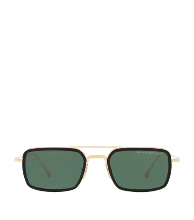 Dita Flight Eight Rectangle Sunglasses In Black