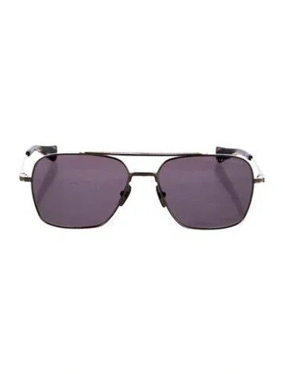 Pre-owned Dita Flight Seven Aviator Sunglasses In Black