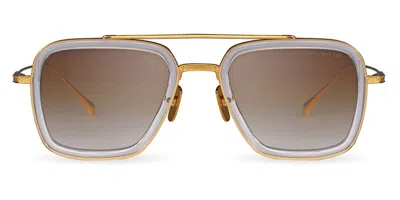 Dita Flight.006 7806-l-clr-gld-52 Men's Sunglasses Gold Size 52