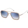 Dita Flight.006 Dt 7806-u-gld-pnk-52 Unisex Square Sunglasses In Multi