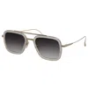 Dita Flight.006 Dt 7806-v-wht-gld-52 Unisex Square Sunglasses In Multi