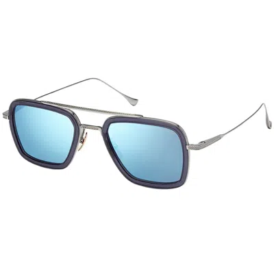 Dita Flight.006 Grey Blue Mirror Navigator Men's Sunglasses 7806-a 52