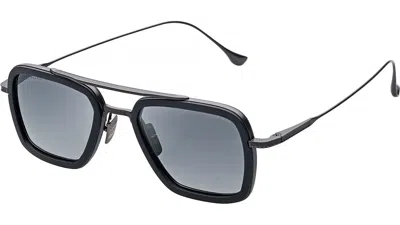 Dita Flight.006 Polarized Grey Navigator Men's Sunglasses Dt7806 N 52 In ["grey","black"]