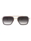 Dita Flight.006 Sunglasses In Matte Grey Crystal - 12k Gold W/ Dark Grey To Clear - Ar