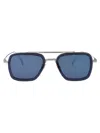 Dita Flight.006 Sunglasses In Smoke Grey Crystal - Black Palladium W/dark Grey -blue Mirror -ar