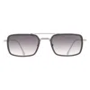Dita Flight.008 Grey Gradient Navigator Men's Sunglasses Dts134-53-01 53 In Silver