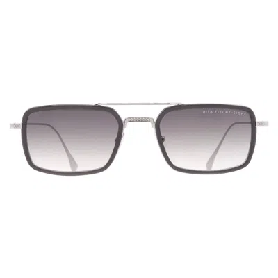 Dita Flight.008 Grey Gradient Navigator Men's Sunglasses Dts134-53-01 53 In Silver
