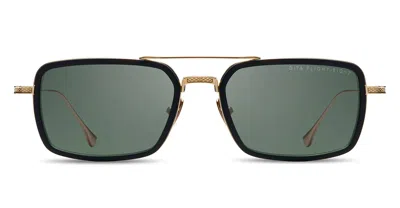 Dita Flight.008 - Matte Black / Gold Sunglasses In Neutral