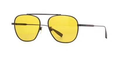 Pre-owned Dita Flight.009 Black Iron/gold Amber (dts409-a-02) Sunglasses