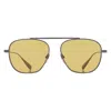 Dita Flight.009 Golden Amber Pilot Unisex Sunglasses Dts409-a-02 56 In Metallic
