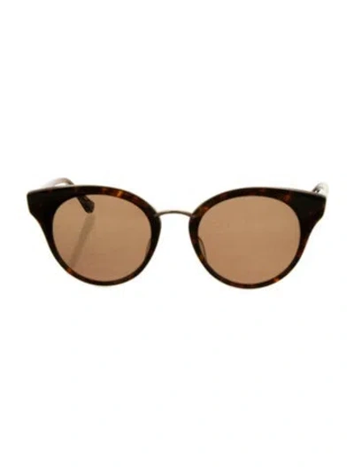Pre-owned Dita Freebird Cat-eye Sunglasses In Brown