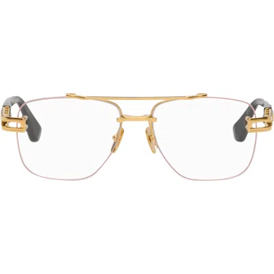 Dita Gold & Black Grand-evo Rx Glasses