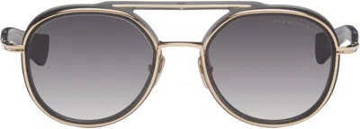Dita Gold & Gray Spacecraft Sunglasses In White Gold/matte Cys