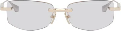 Dita Gold & Silver Trysim.75 Glasses In White Gold