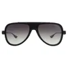Dita Grand-decade Asian Fit Grey Gradient Pilot Unisex Sunglasses Dts460-a-02af 56 In Black