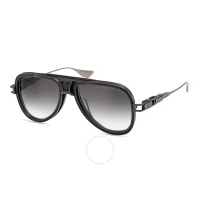 Dita Grand-decade Grey Gradient Pilot Unisex Sunglasses Dts460-a-02 56