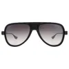 Dita Grand-decade Asian Fit Grey Gradient Pilot Unisex Sunglasses Dts460-a-02af 56 In Black