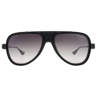 DITA GRAND-DECADE GREY GRADIENT PILOT UNISEX SUNGLASSES DTS460-A-02 56