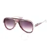 Dita Grand-decade Purple Gradient Pilot Unisex Sunglasses Dts460-a-04 56