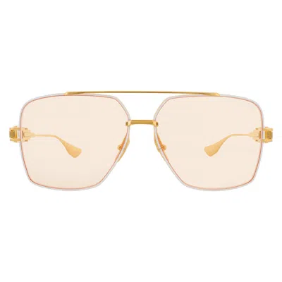 Dita Grand-emperik Apricot Navigator Unisex Sunglasses Dts159-a-04 61 In Brown