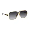 Dita Grand Emperik Dt Dts159-a-01 Unisex Aviator Sunglasses In Black