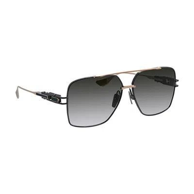 Dita Grand-emperik Dt Dts159-a-03 Unisex Aviator Sunglasses In Gold
